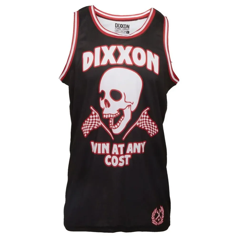 DIXXON Flannel Domination Sz L Tank Top Basketball Jersey "Win At Any Cost" BNIB - Picture 1 of 4